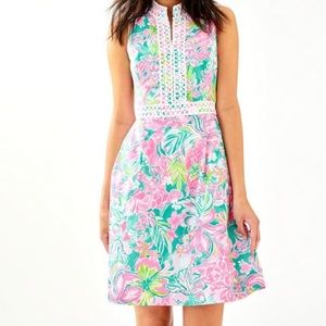 Lilly Pulitzer Franci High Collar Dress